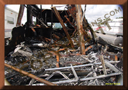 Motorhome/RV Arson Fires Investigation - Bedroom