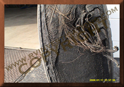 Motorhome/RV/Truck Tire Debris Collection of Evidence